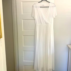 White Wedding/Maternity Dress